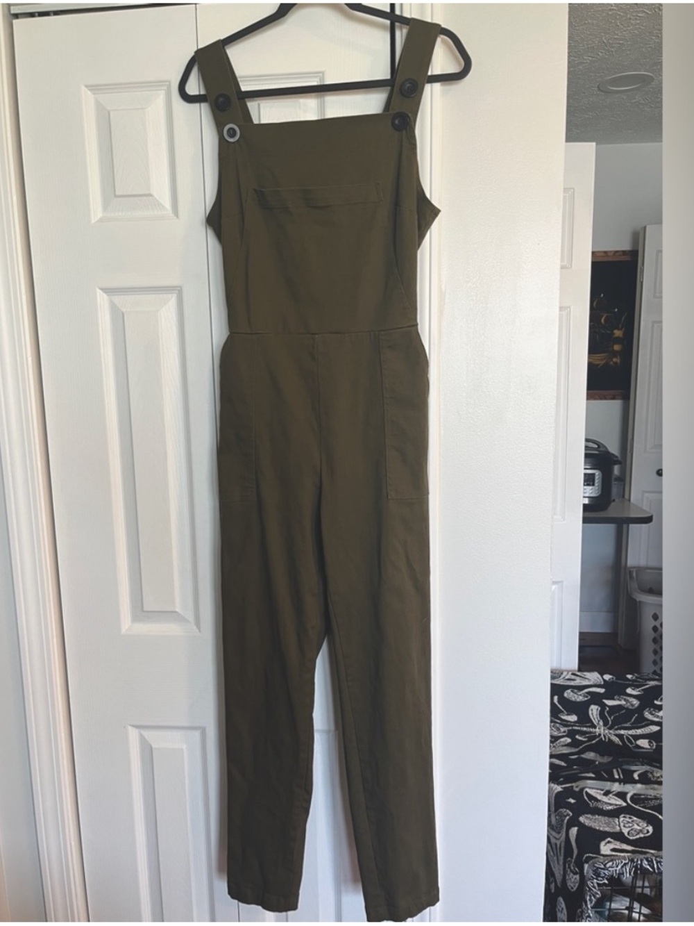 Nooworks Twill Classic Overalls - Medium, Olive Green